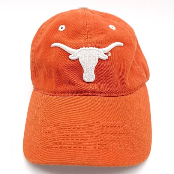 University Texas Longhorns Strapback Hat Baseball Dad Cap NCAA Collegiate Orange - Picture 2 of 8
